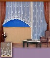 Hotová (kusová) žakárová záclona | 230 x 130 cm (šířka x výška) – okno