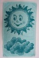 Dětský ručník - Sluníčko zelené