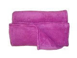 Žádaná chlupatková soft deka ostružinová barva | 150/100
