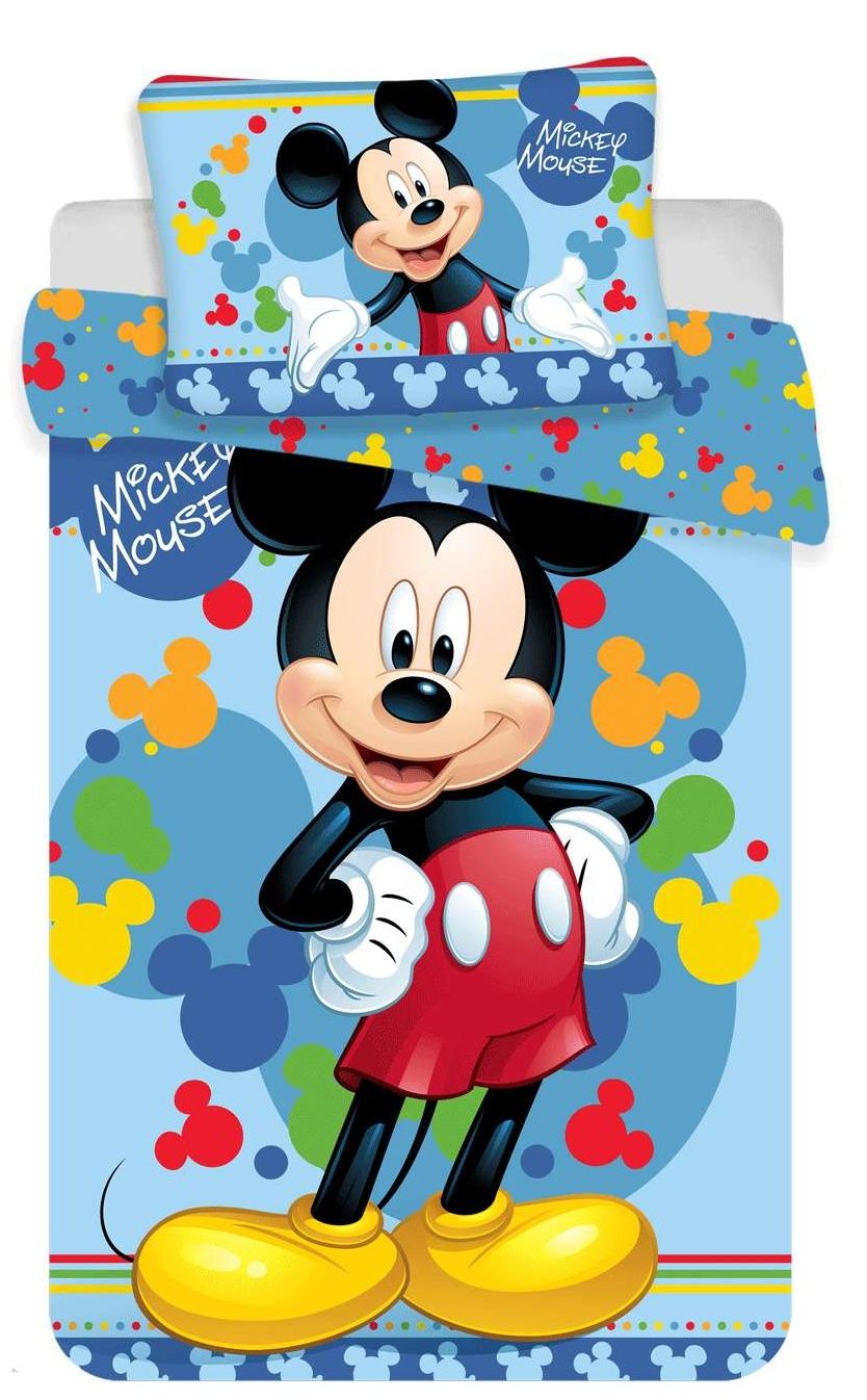 Bavlněné povlečení do postýlky s Mickey Mousem Jerry Fabrics