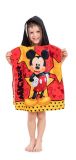 Pončo pro chlapce Mickey star na červeném podkladu Jerry Fabrics