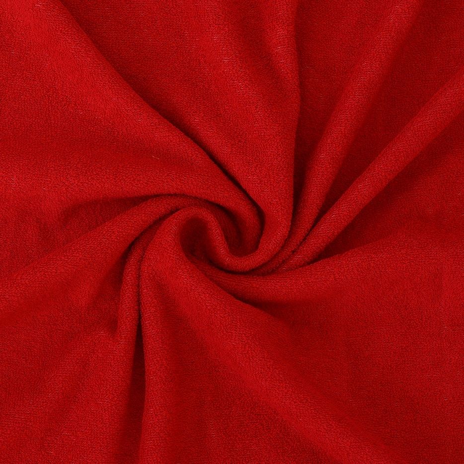 Kvalitní napínací froté prostěradlo červené- různé rozměry Kvalitex