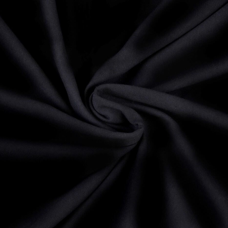 Napínací jersey prostěradlo černé - různé rozměry Kvalitex