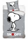 Povlečení Snoopy Grey bavlna | 1x 140/200, 1x 90/70