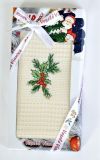 Dárkové vánoční balení utěrka SWAN větvička | 1 ks