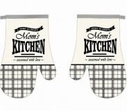 Kuchyňská chňapka 2 ks Mom´s kitchen černá | Kuchyňská chňapka 2 ks Mom´s kitchen černá 18x27 cm